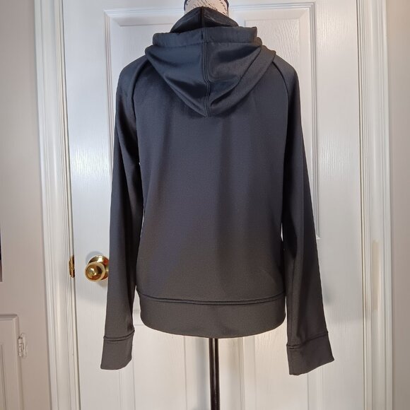 Gap NWOT Black Athleisure Full Zip Hoodie Sweatshirt Women's Size Large S - Picture 12 of 14